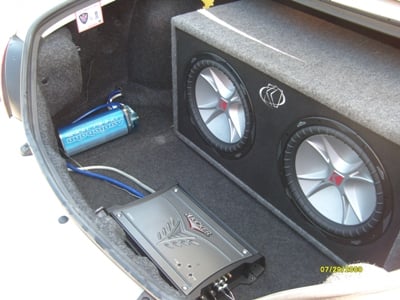 Kicker amplifier and subs